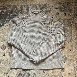 American Eagle sweater, mock turtleneck, waffle knit size M